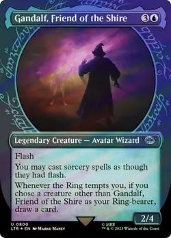 MTG - Gandalf, Friend of the Shire - Surge Foil - Lord of the Rings - Magic - Image 1