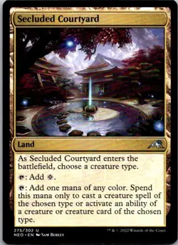 Secluded Courtyard Neon Dynasty NEO MTG LP - Image 1