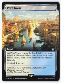 Port Town (Extended Art) R Universes Beyond: Doctor Who 507 NM - Image 1