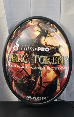 Magic the Gathering Relic Tokens Wall Light Very RARE Ultra Pro Eternal Collecti - Image 1