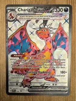 Charizard ex SVP056 Black Star Promo Full Art Scarlet & Violet Pokemon Card NM - Image 1