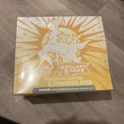 Brilliant Stars Pokemon Center Elite Trainer Box ETB | Sword & Shield | Sealed - Image 1