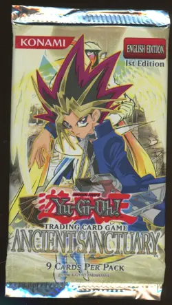 Yu-Gi-Oh! Konami Ancient Sanctury 1st Edition Booster Pack Sealed English - Image 1