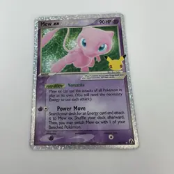 2021 Pokemon Celebrations Classic Collection Confetti Holofoil #88 Mew EX Holo - Image 1