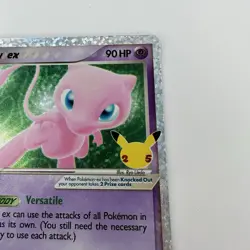 2021 Pokemon Celebrations Classic Collection Confetti Holofoil #88 Mew EX Holo - Image 5