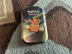 Paldea Friends Mini Tin (Pawmi) Unsealed Scarlet & and Violet Pokemon TCG - Image 1