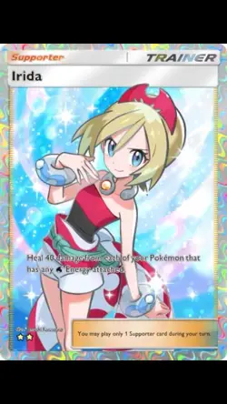Pokemon TCG Pocket Trade Trainer Irida [Full Art] Pack Triumphant Light A2A - Image 1
