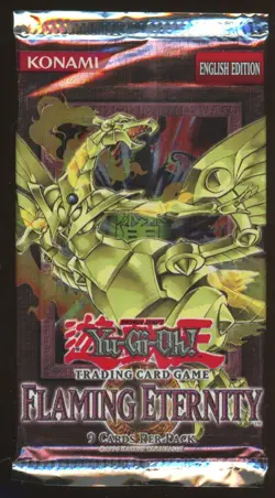 Yu-Gi-Oh! Flaming Eternity Booster Pack Sealed - Image 1