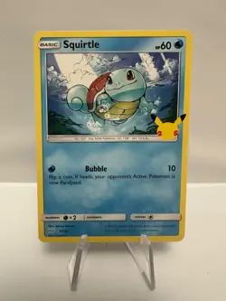 Squirtle 17/25 - McDonald's 25th Anniversary Promo - Pokemon TCG -Regular LP+/NM - Image 1