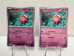Slowpoke 079/165 Pokemon TCG Scarlet & Violet 151 - Reverse Holo & Regular - NM - Image 1
