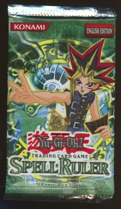 Yu-Gi-Oh! Konami Spell Ruler Booster Pack Sealed English - Image 1