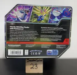 Brand New Rare Sealed Pokemon Azure Legends Tin Kyogre ex INSTANT SHIP - Image 2