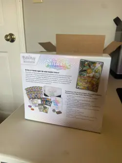 Sealed PRISMATIC EVOLUTIONS Pokemon Center Exclusive ETB Elite Trainer Box - Image 2