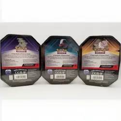 6 x Triple Whammy Collector Tin Case (2 Complete Sealed Tin Sets) Pokemon TCG - Image 3