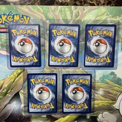 LOT OF 5 POKEMON CELEBRATIONS BIRTHDAY PIKACHU BLACK STAR PROMO #24 NM LOT - Image 5