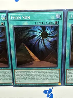 x3 Ebon Sun - BLTR-EN027 - Secret Rare - 1st Edition Yu-Gi-Oh! M/NM - Image 2