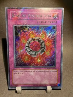 Ring Of Destruction RP02-EN066 Ultra Rare Yu-Gi-Oh Unlimited Mint Condition - Image 1