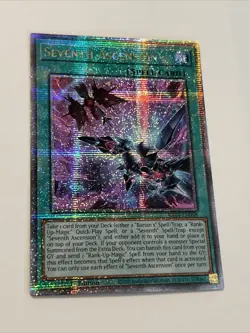 *** SEVENTH ASCENSION *** QUARTER CENTURY SECRET RARE RA04-EN098 YUGIOH! - Image 2