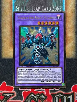Yugioh Gladiator Beast Gyzarus GLD4-EN032 Gold Rare NM - Image 1