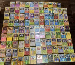 Pokemon Card Lot 115 holo/reverse holo Pokemon cards LP-NM - Image 1