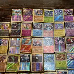 Pokemon Card Lot 115 holo/reverse holo Pokemon cards LP-NM - Image 5