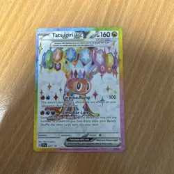 Pokemon TCG Tatsugiri EX 226/191 Surging Sparks Ultra Rare Holo Card Near Mint - Image 1