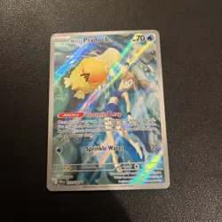 Pokemon TCG Misty's Psyduck Holo Card 193/182 IR Sv10: Destined Rivals - Image 1