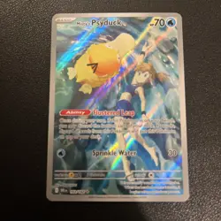Pokemon TCG Misty's Psyduck Holo Card 193/182 IR Sv10: Destined Rivals - Image 3