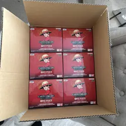 Opened Case Of Op 13 Bulk-Pre Release No SRs and above Cards One Piece - Image 1
