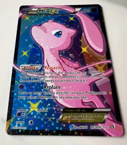Pokemon Mew EX TCG Full Art Holo Card RC24/RC25 Legendary Treasures Ultra Rare - Image 1