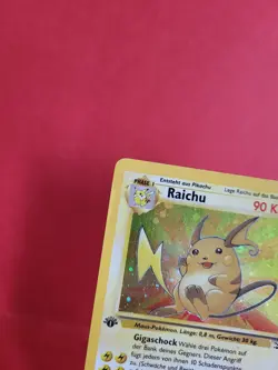 Pokemon Karte/card - Raichu 14/64 - Fossil Holo - 1. Edition - VG-Excellent - Image 2