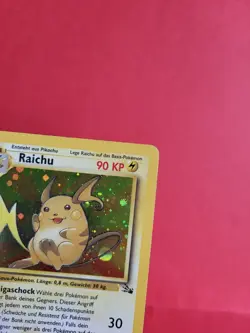 Pokemon Karte/card - Raichu 14/64 - Fossil Holo - 1. Edition - VG-Excellent - Image 3