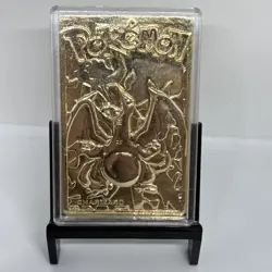 Charizard #06 23k Gold Plated Card Burger King Promo Pokemon Nintendo 1999 - Image 1