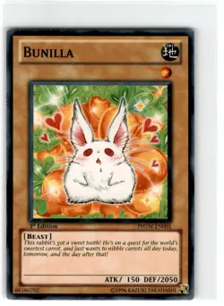 Yu-Gi-Oh! Bunilla Common PHSW-EN001 Moderately Played 1st Edition - Image 1