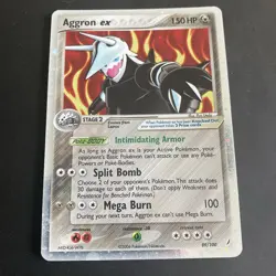 Aggron Ex 95/100 EX Sandstorm Rare Holo Pokemon Card Near Mint - Image 1