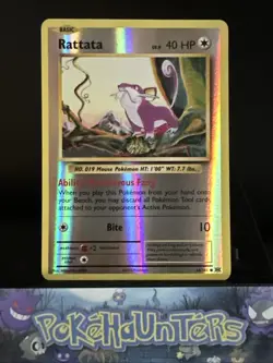 Pokemon Card Rattata 66/108 Reverse Holo XY Evolutions NM - Image 1