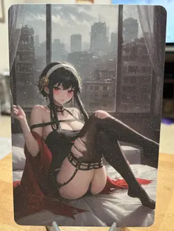 Matchmaker Spicy Waifu NSFW A5 Size Card Board Yor Forger Spy X Family Bed - Image 1