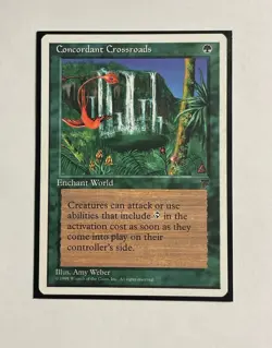 1x Concordant Crossroads MTG Card Chronicles Rare Enchantment NM - Image 1