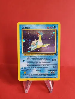 Pokemon Karte/card - Lapras 10/62 Holo - Fossil - Excellent - Image 1