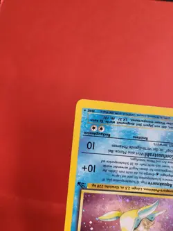 Pokemon Karte/card - Lapras 10/62 Holo - Fossil - Excellent - Image 4