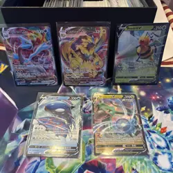 Pokemon Card V Vmax Lot Kyurem Zeraora Beedrill Kyogre Rayquaza - Image 1