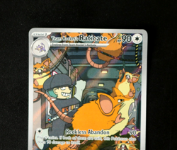 Pokemon Card TCG - Team Rocket's Raticate 202/182 - Destined Rivals - IR - NM ⭐ - Image 2