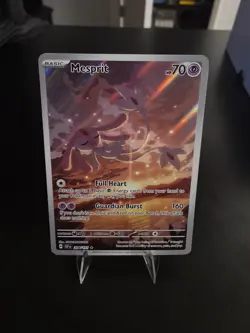 Pokemon TCG Mesprit 204/191SV08: Surging Sparks Illustration Rare Holo Card - Image 1