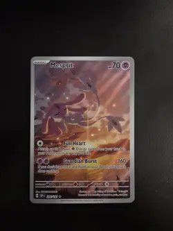 Pokemon TCG Mesprit 204/191SV08: Surging Sparks Illustration Rare Holo Card - Image 2