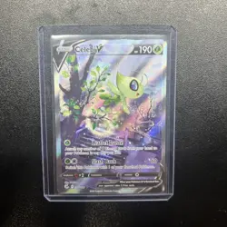 Pokemon TCG SWSH Fusion Strike Celebi v Alt Art Holo Ultra Rare Card 245/264 - Image 1
