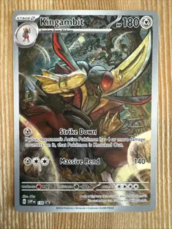 Kingambit [SVP130] Scarlet & Violet Promo Ultra Rare Holo Pokemon Card NM - Image 1