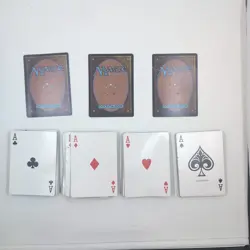 Magic the Gathering Backed Poker Deck Made by Carta Mundi INCOMPLETE MISSING 4 - Image 2