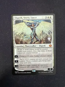 Elspeth, Storm Slayer (PROMO) - Tarkir Dragonstorm (Magic/MTG) - Image 1