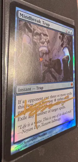 Zendikar Mindbreak Trap FOIL SIGNED - Near Mint - Magic the Gathering - Image 3