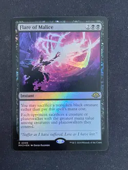 Flare of Malice (FOIL) - Modern Horizons 3 (Magic/MTG) - Image 1